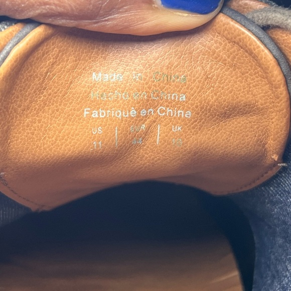 Aldo Grey Men's Textile Saddle Lace Up Oxford Shoes Footwear Size: 11 - Picture 6 of 7